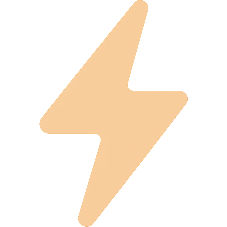 apricot lightning emoji