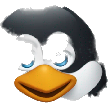 Penguin driving a car emoji