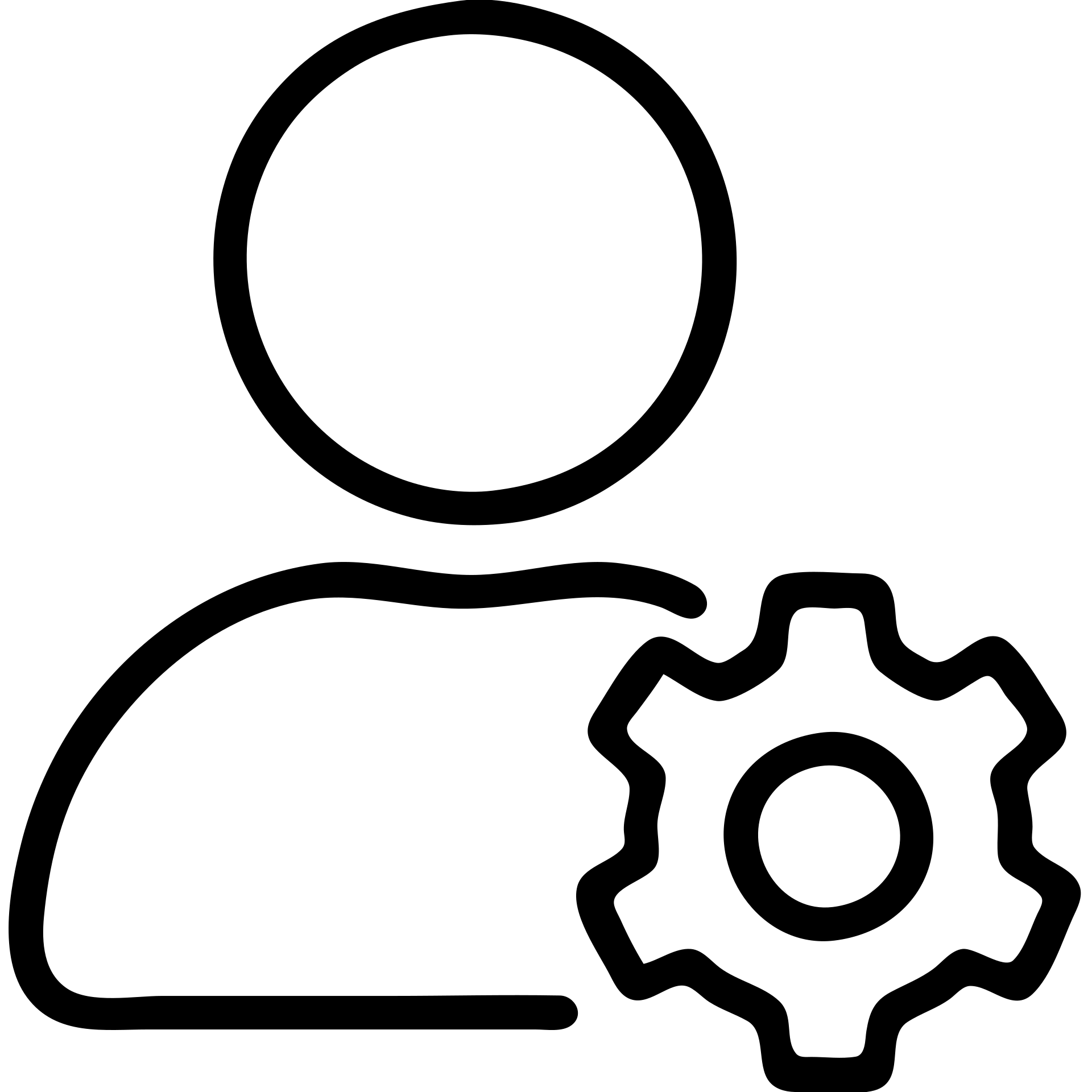 user management icon with single user, outlined, 24 by 24 px, 1 px stroke emoji