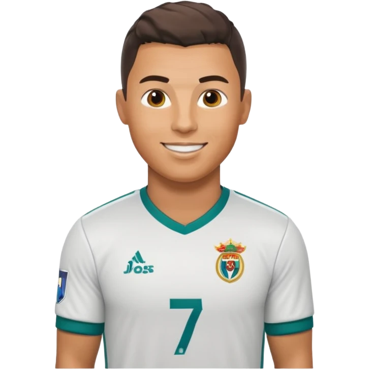 Ronaldo football shirt emoji