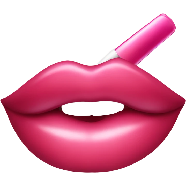 Lip gloss emoji