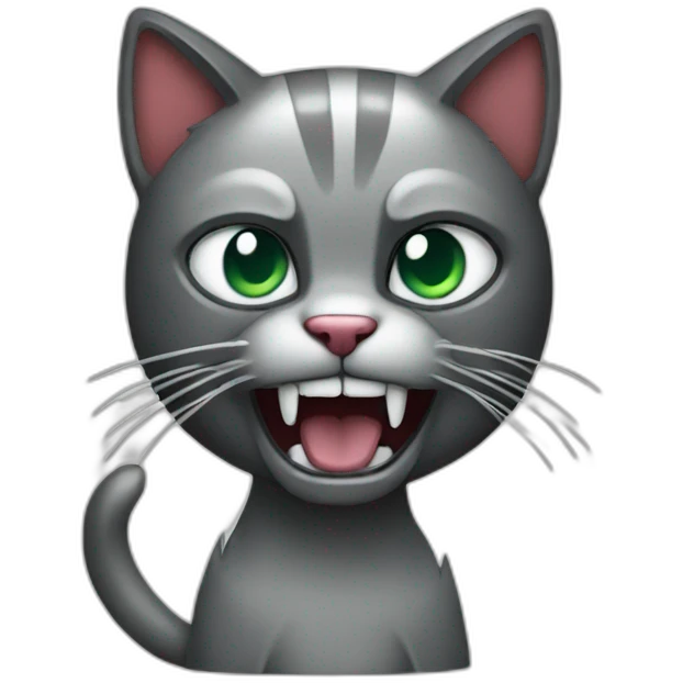 metal cat emoji