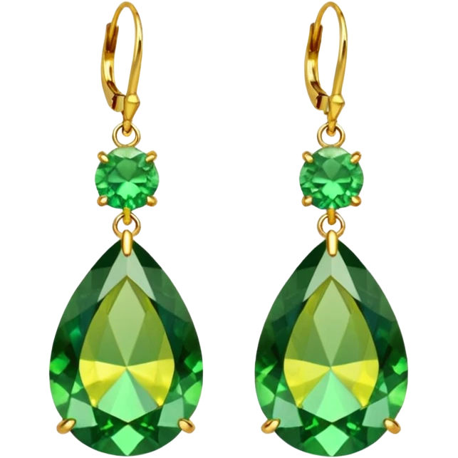 green yellow earring emoji