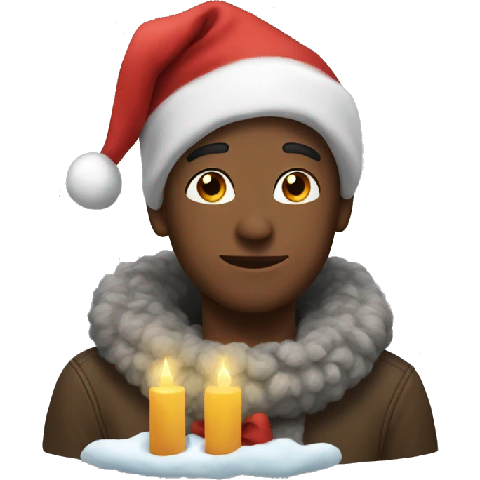 cozy christmas emoji