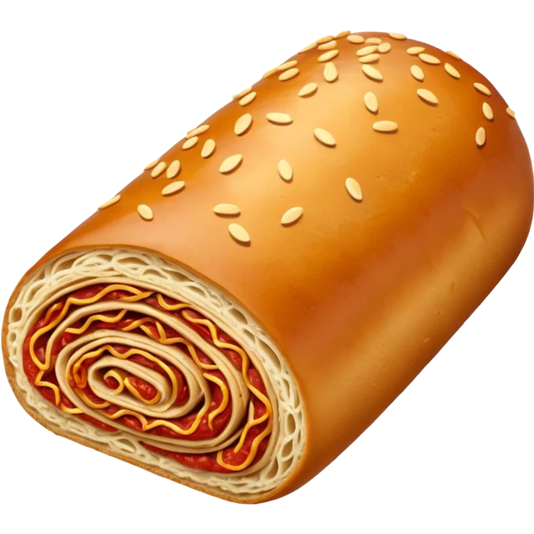 no sesame pepperoni roll emoji