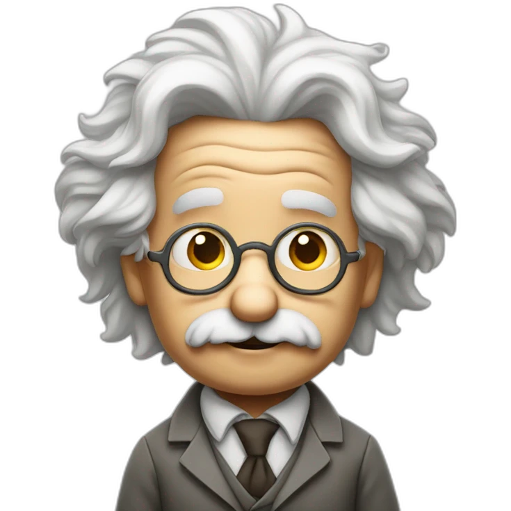 einstein shrugging emoji
