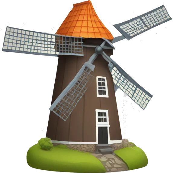 Dutch windmill emoji
