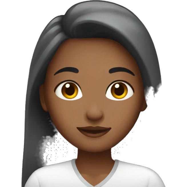 girl doing skincare emoji