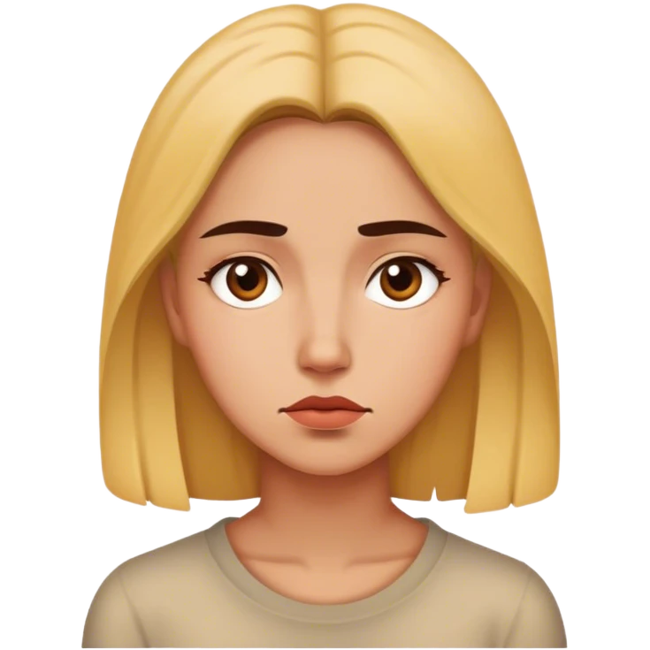 “A woman who is tired of living alone.” emoji