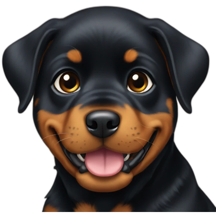 Baby Rottweiler emoji