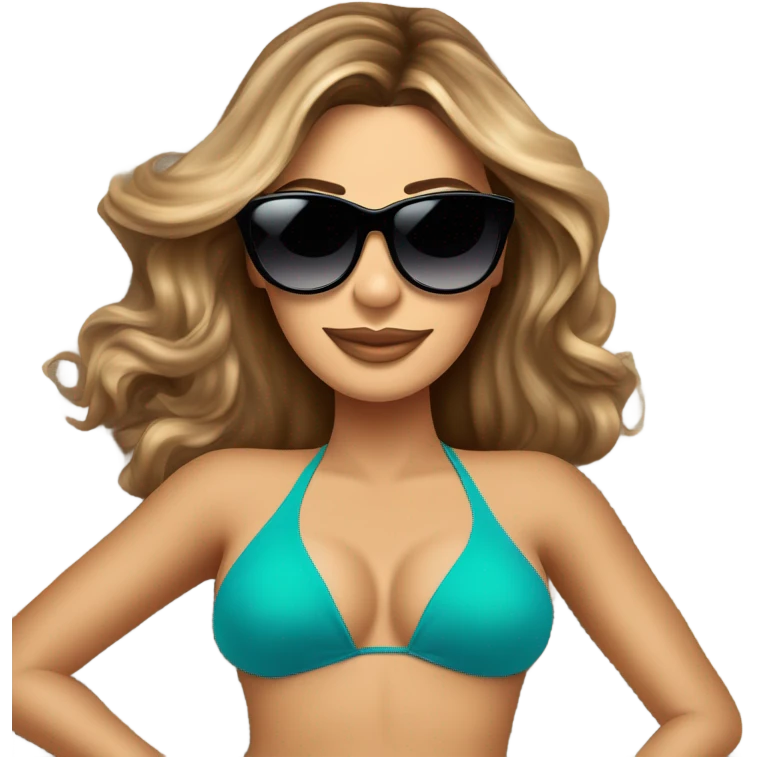 sofia vergara sunbathing emoji