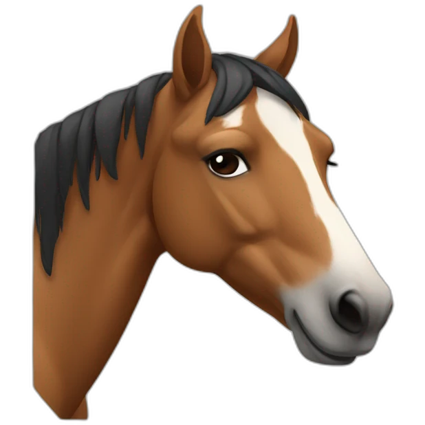 horse sleep emoji
