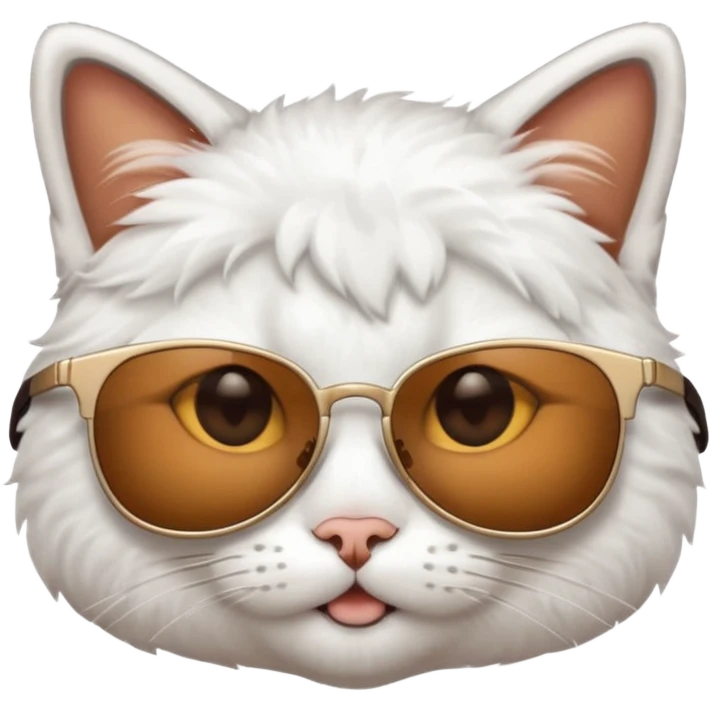 Cat wearing sunglasses emoji