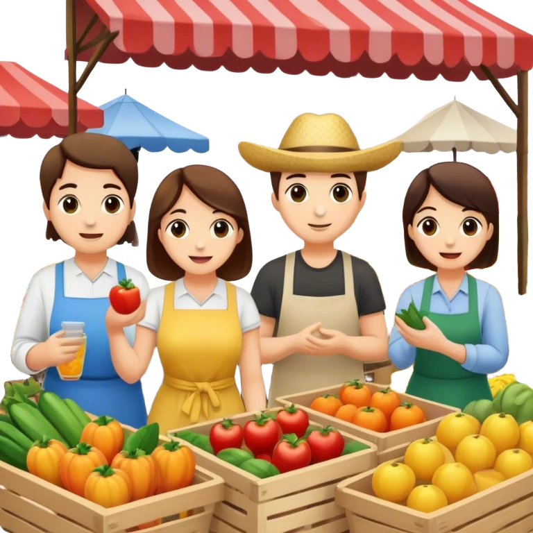 товари на ринку emoji