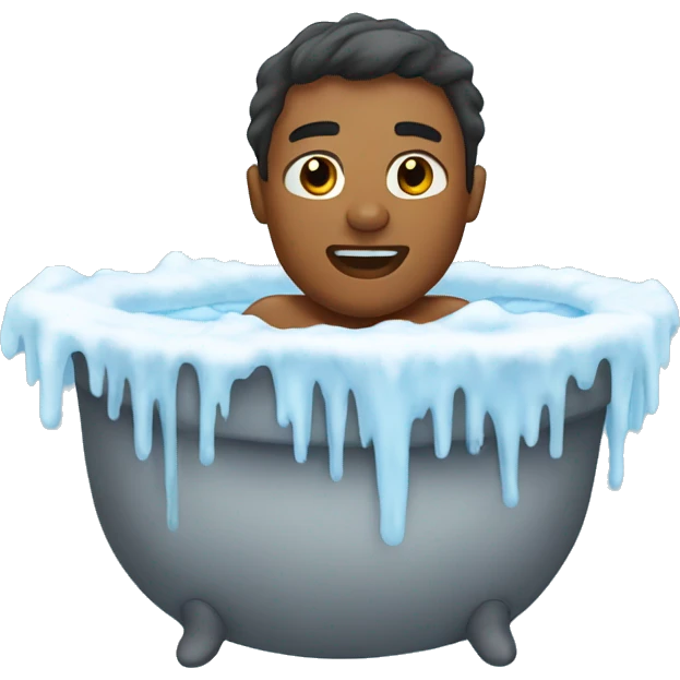 ice bath emoji