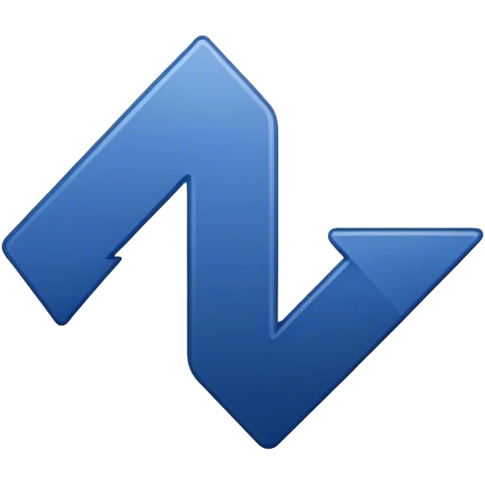 dark blue 
"top" icon with an up arrow emoji