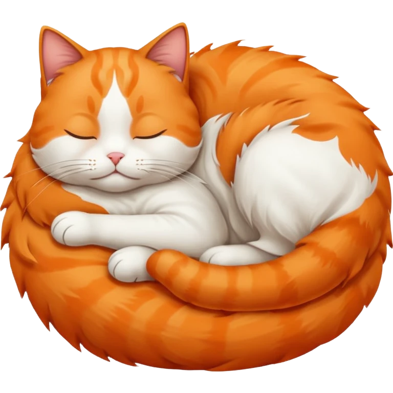 Sleeping cat emoji