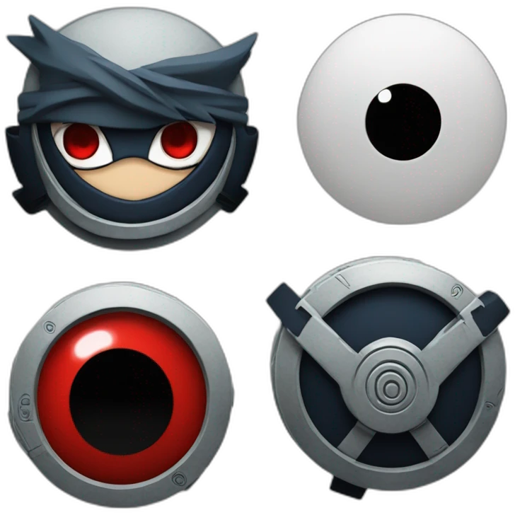 Kakashi sharingan emoji