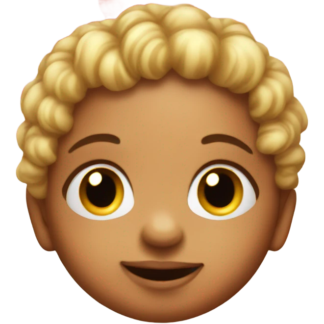 Baby red love heart with sparkles  emoji