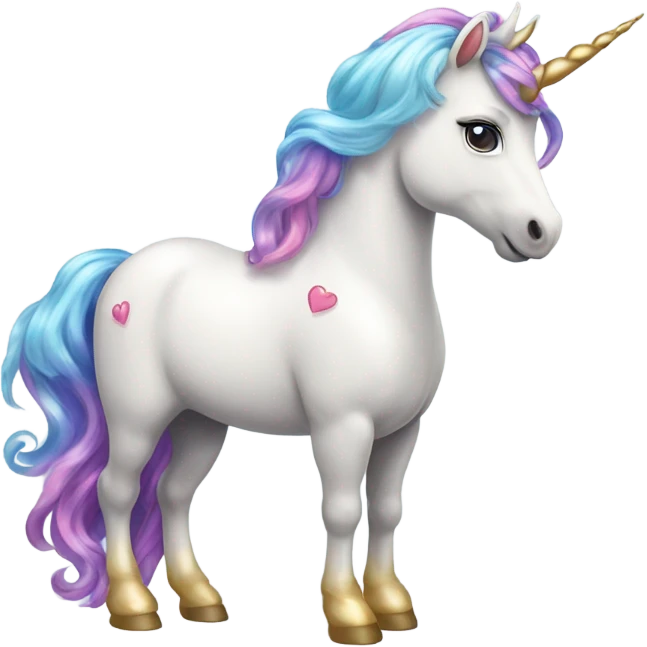 Unicorn heart emoji