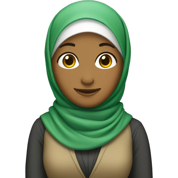 Teacher turtle wearing a hijab  emoji