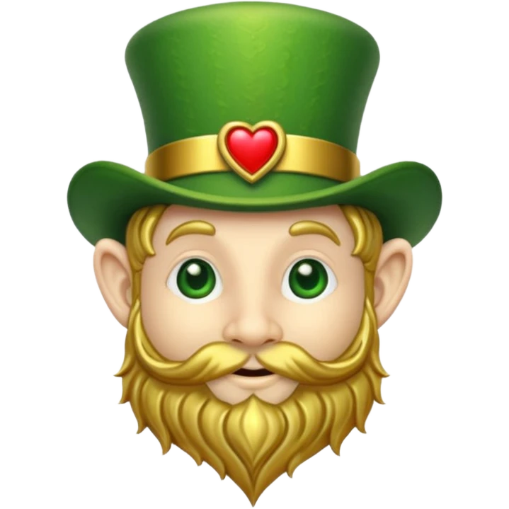 leprechaun heart  emoji