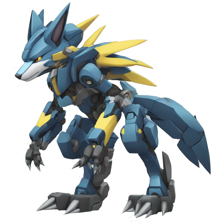 Zeraora-Zoroark-medabot-Mecha full body emoji