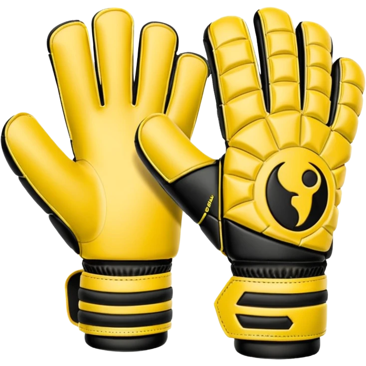 Football goalkeeper gloves emoji