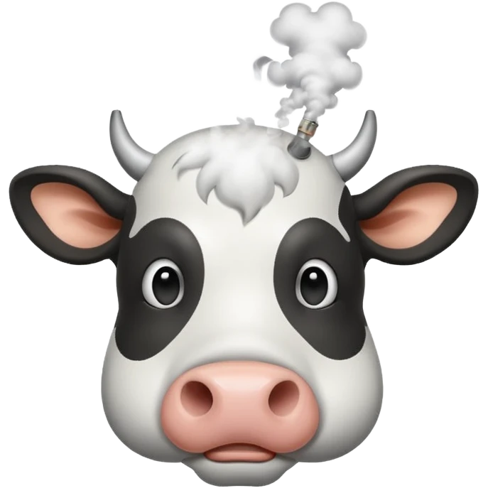 cow smoke weed emoji