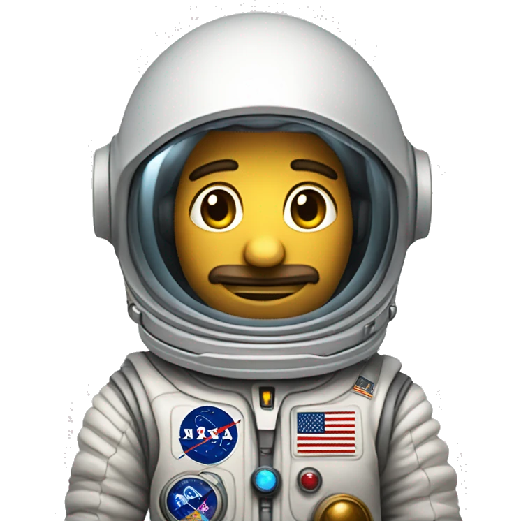misterios del universo astronauta emoji