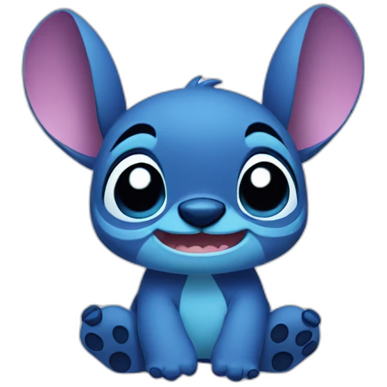 Stitch cute emoji