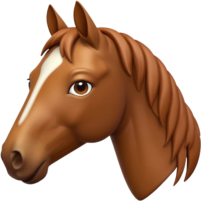 Horse 3D emoji emoji