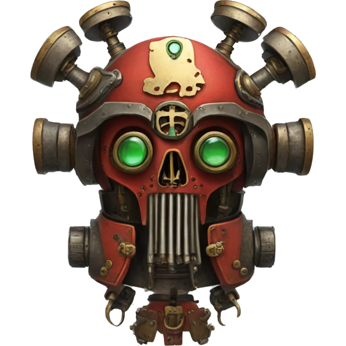 adeptus mechanicus with Russian coats of arms emoji