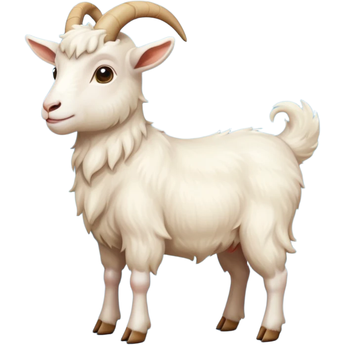 Stupid goat emoji