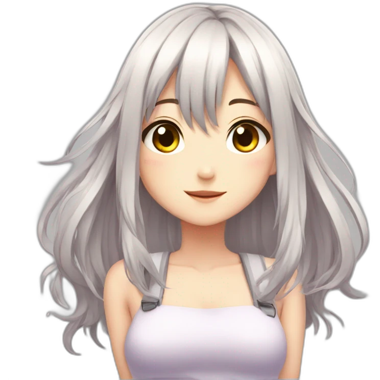anime girl cute emoji