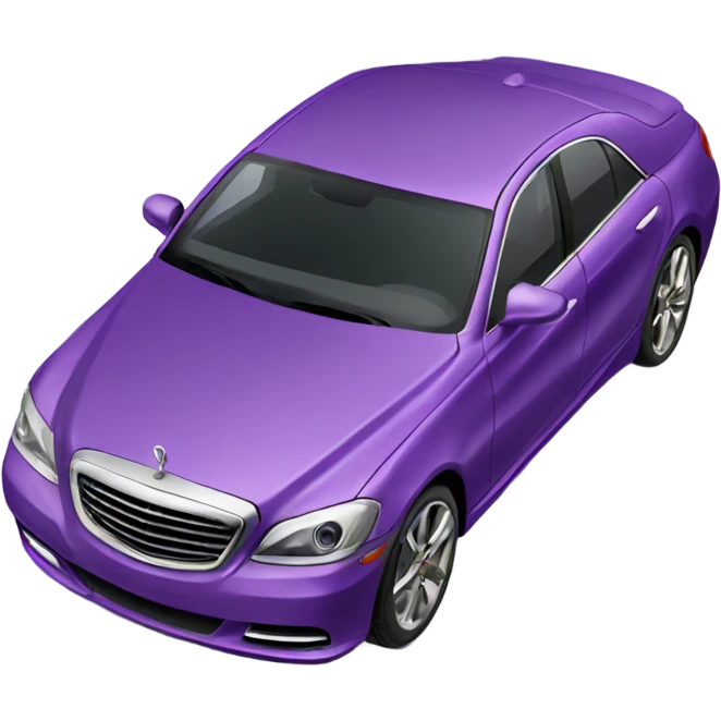 Purple luxury car emoji