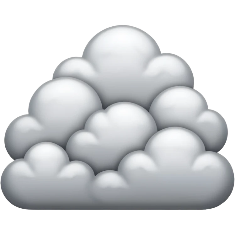 snowy weather clouds emoji
