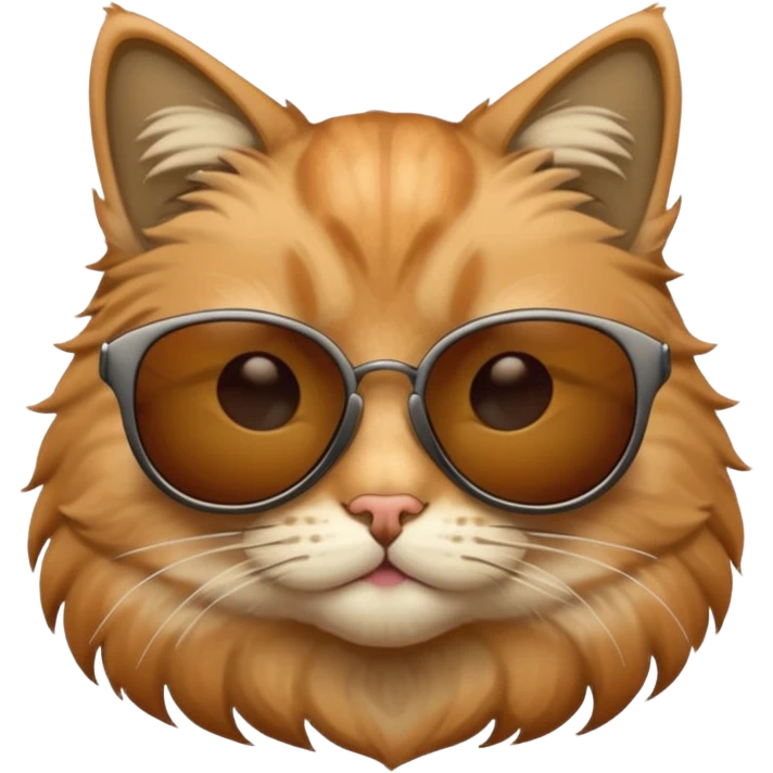 Cat wearing sunglasses emoji
