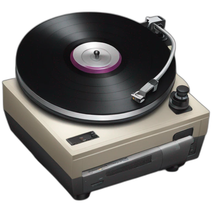 Technics record player emoji
