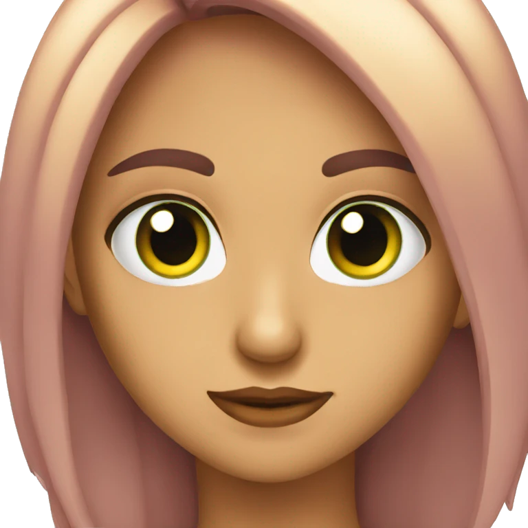 chica ojos verdes emoji