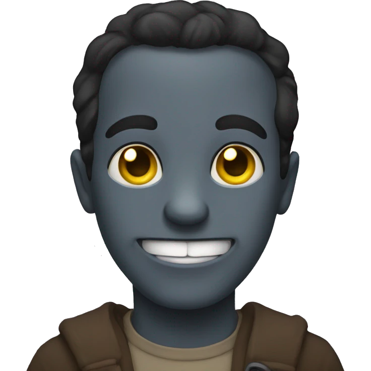 Grimm with smiley face emoji