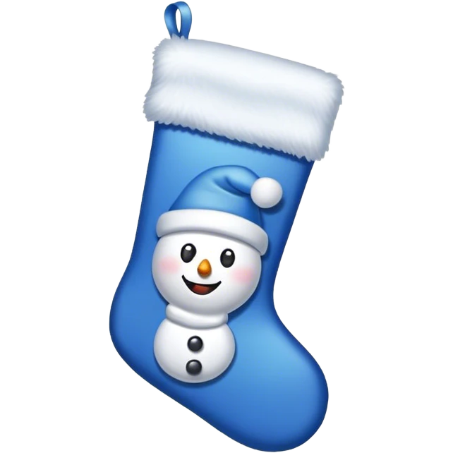 natale blu  emoji