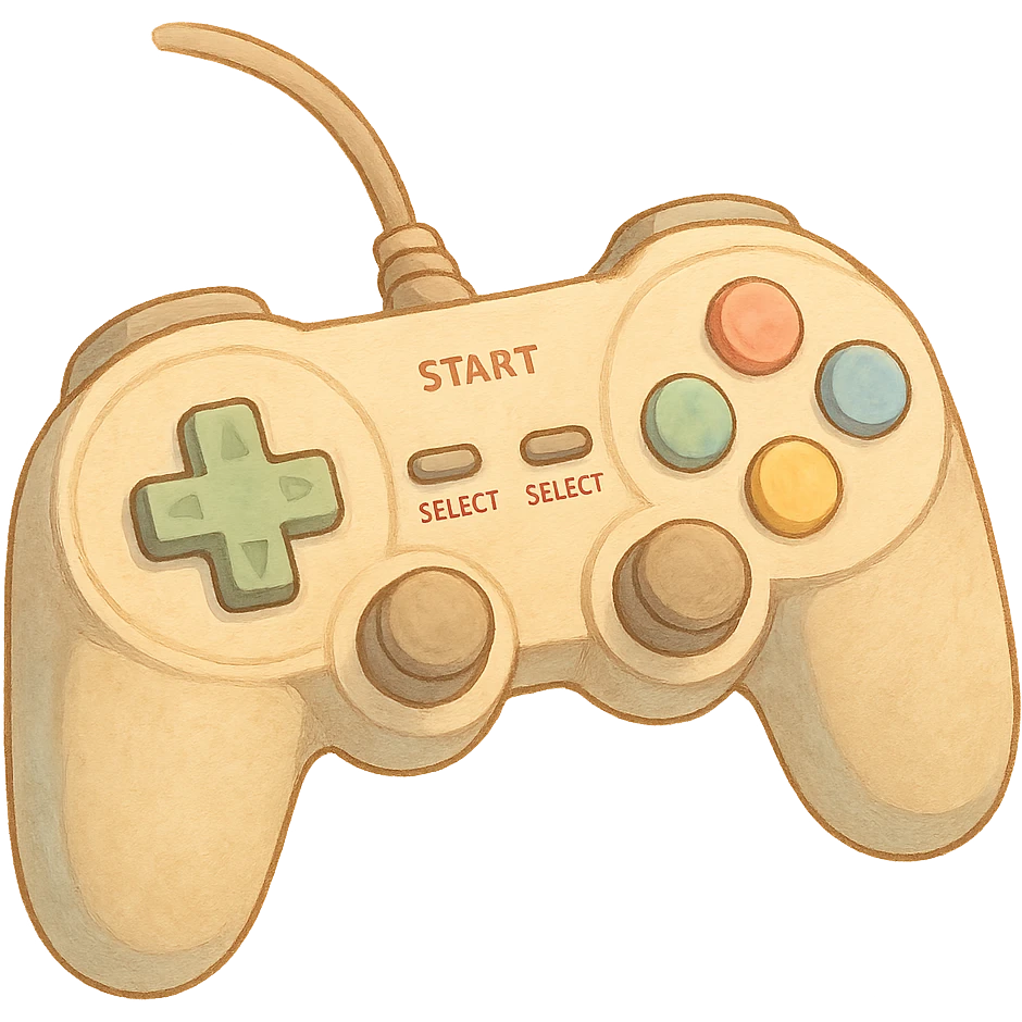 gamepad, ghibli style emoji