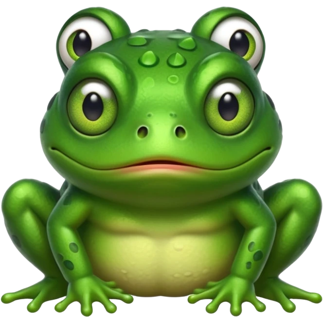 Angry frog emoji