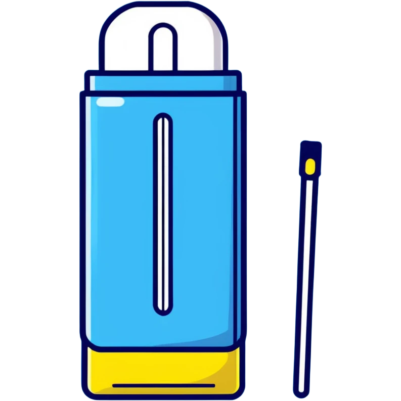 Yellow cosmetic tube of cream or lotion emoji