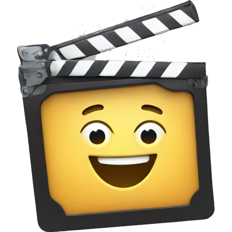 cinema clap, smiling, funny emoji