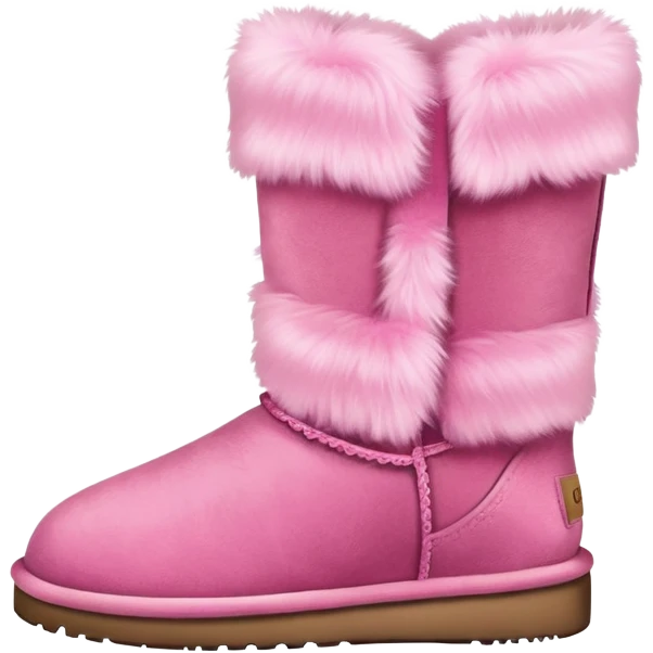 Pink Uggs  emoji