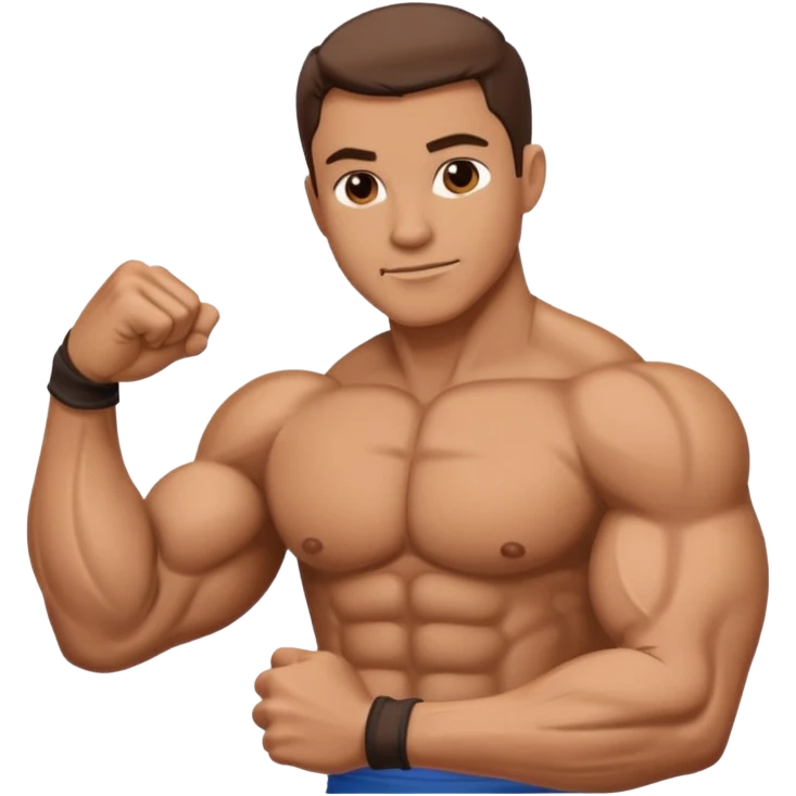 بازوی دو رنگ emoji