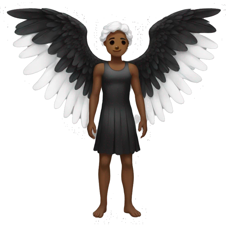 black angel wings  emoji
