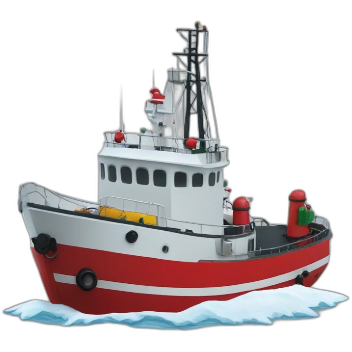 christmas offshore tug emoji